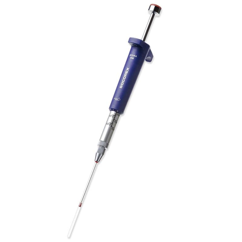 Socorex Acura® capillar 846 pozitif deplasmanlı mikropipet