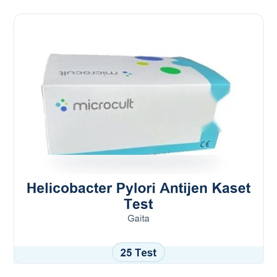 H. pylori Antijen Kaset Test Microcult ürün görseli