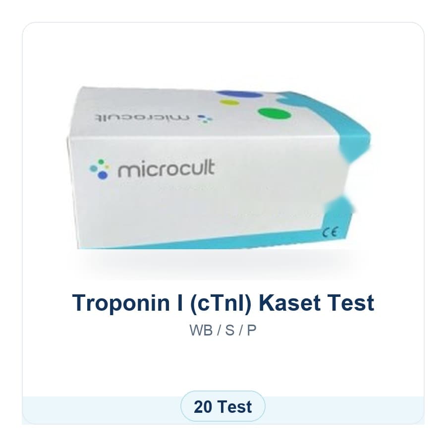 Troponin I (cTnI) Kaset Test Microcult ürün görseli
